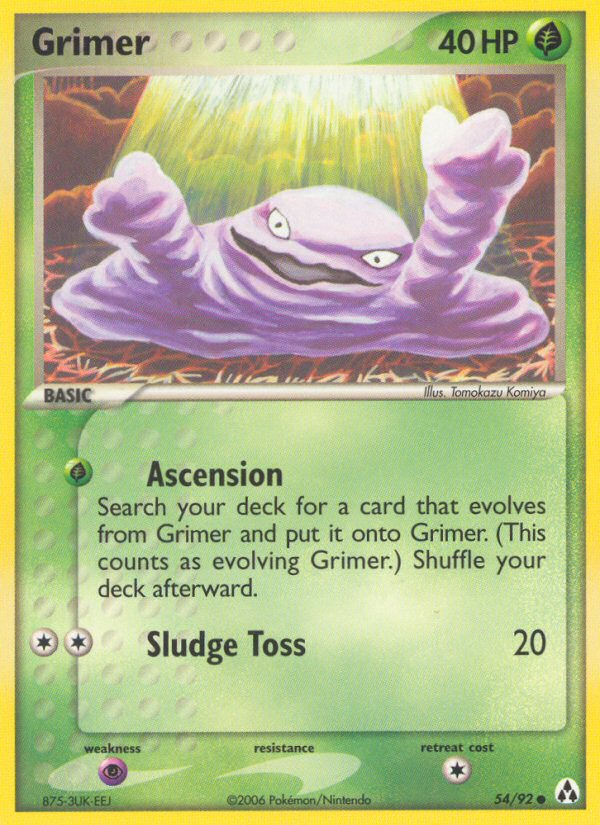 EX Legend Maker Grimer #54/92