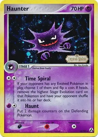 EX Legend Maker Haunter #35/92 reverse holo