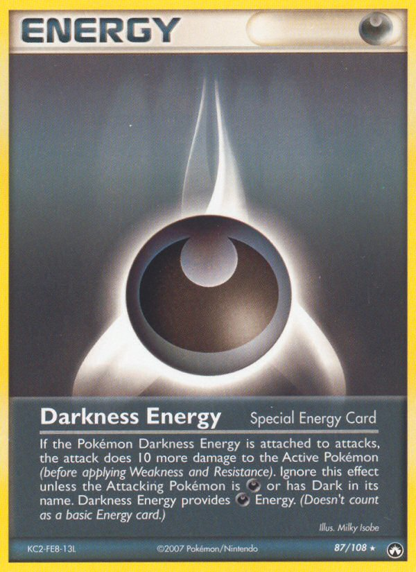 EX Power Keepers Darkness Energy #87/108