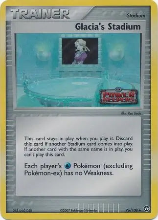 EX Power Keepers Glacia's Stadium #76/108 reverse holo
