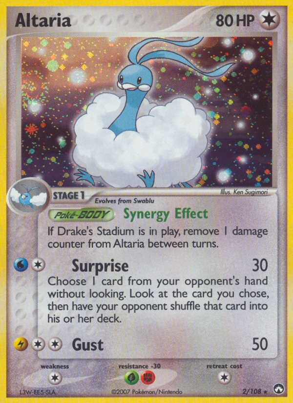 EX Power Keepers Holo Altaria #2/108
