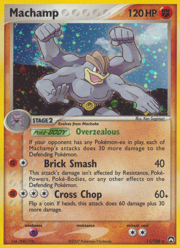 EX Power Keepers Holo Machamp #11/108