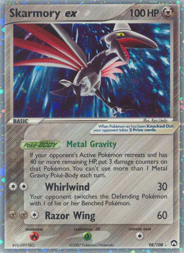 EX Power Keepers Holo Skarmory ex #98/108