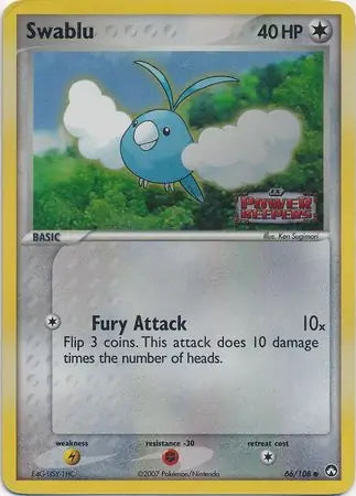 EX Power Keepers Swablu #66/108 reverse holo