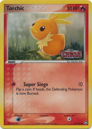 EX Power Keepers Torchic #67/108 reverse holo