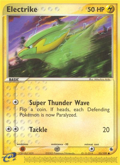 EX Ruby&Sapphire Electrike #53/109