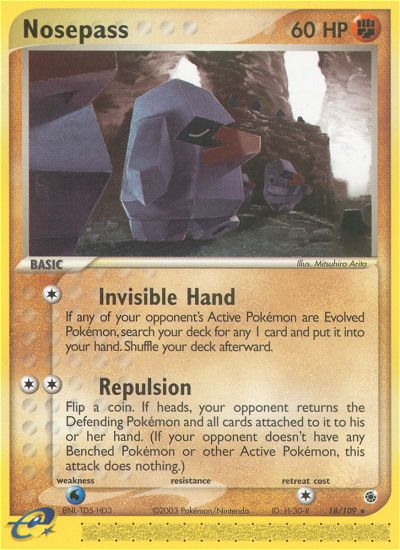 EX Ruby&Sapphire Nosepass #18/109