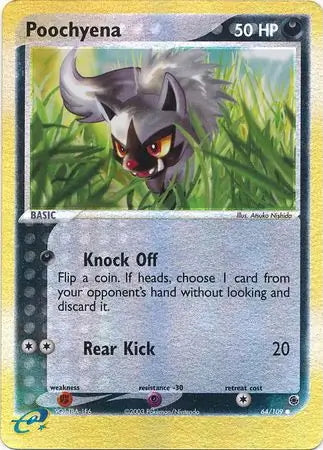 EX Ruby&Sapphire Poochyena #64/109 reverse holo