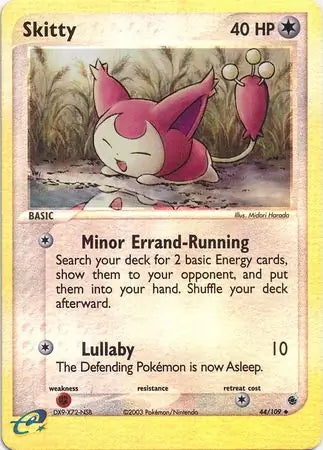 EX Ruby&Sapphire Skitty #44/109 reverse holo