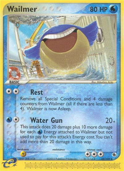 EX Ruby&Sapphire Wailmer #48/109