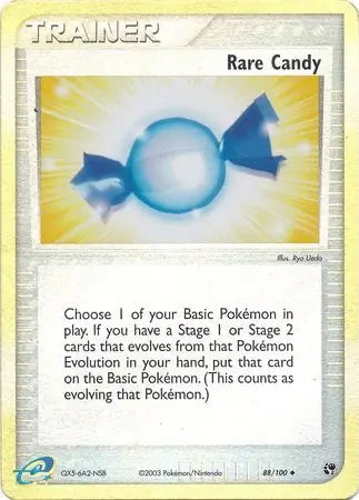 EX Sandstorm Rare Candy #88/100 reverse holo