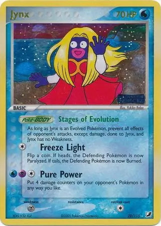 EX Unseen Forces Jynx #28/115 reverse holo