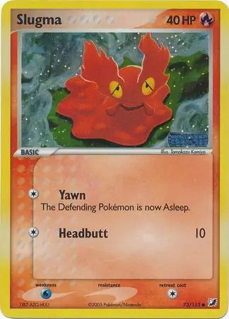 EX Unseen Forces Slugma #73/115 reverse holo