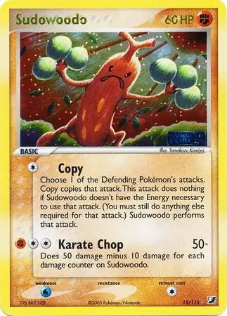 EX Unseen Forces Sudowoodo #15/115 reverse holo