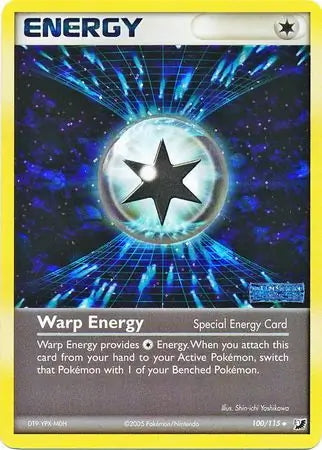 EX Unseen Forces Warp Energy #100/115 reverse holo