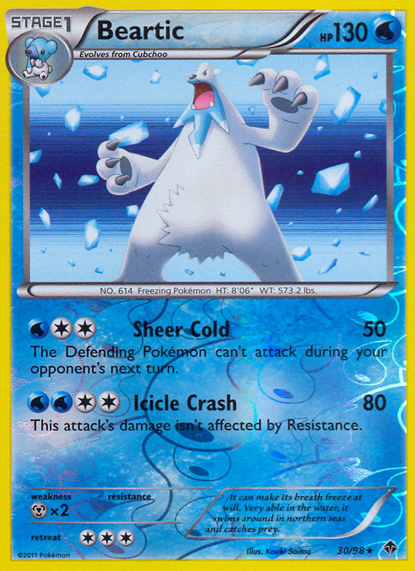 Emerging Powers Beartic #30/98 reverse holo