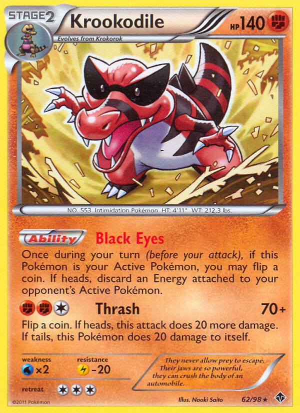 Emerging Powers Holo Krookodile #62/98