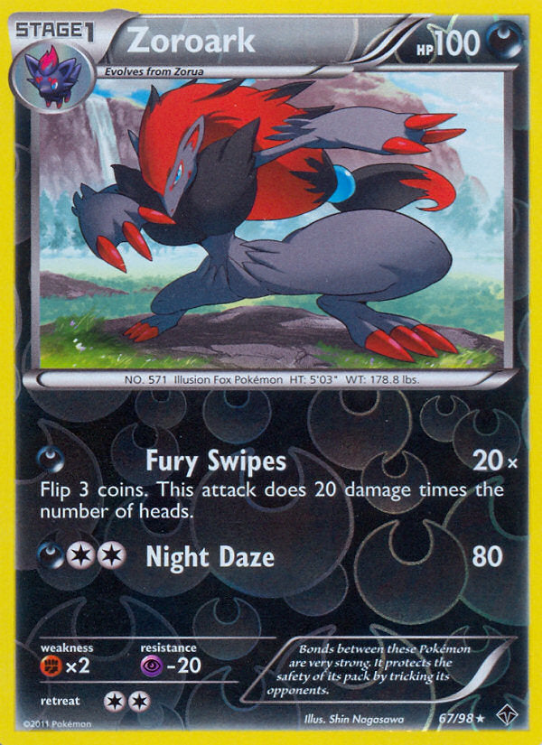 Emerging Powers Zoroark #67/98 reverse holo