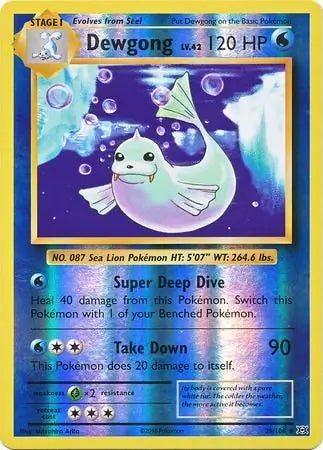 Evolutions Dewgong #29/108 reverse holo