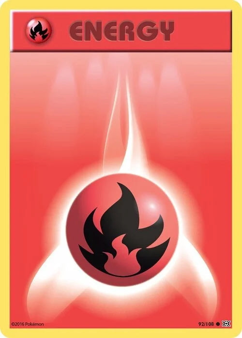 Evolutions Fire Energy #92/108