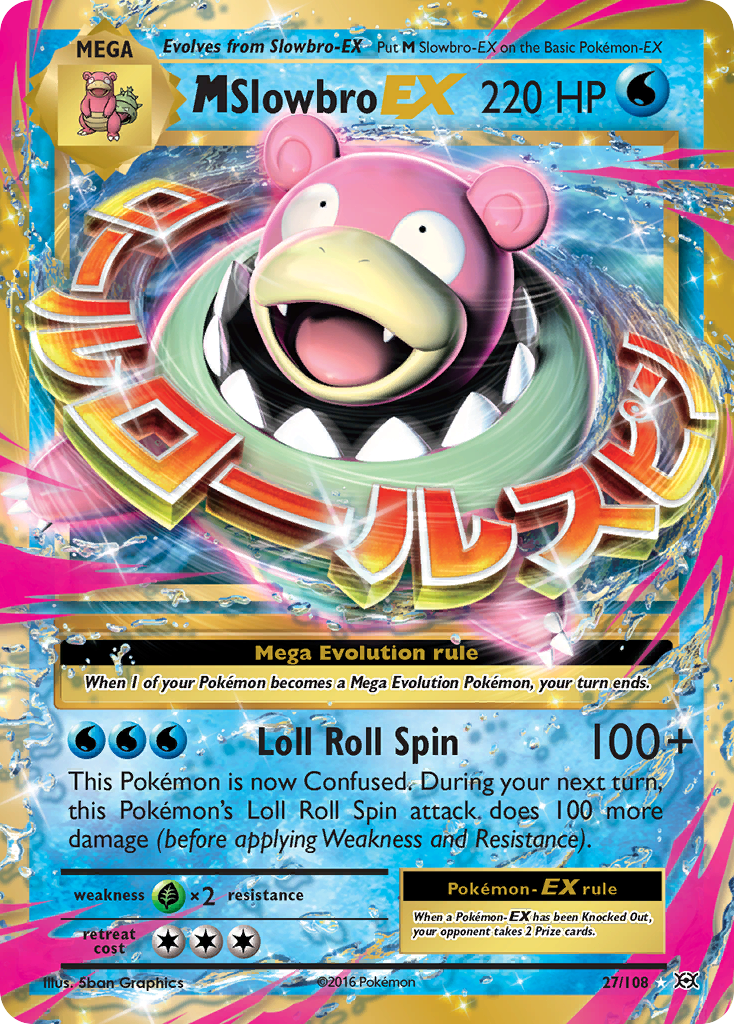 Evolutions M Slowbro EX #27/108