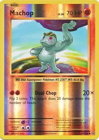 Evolutions Machop #57/108 reverse holo