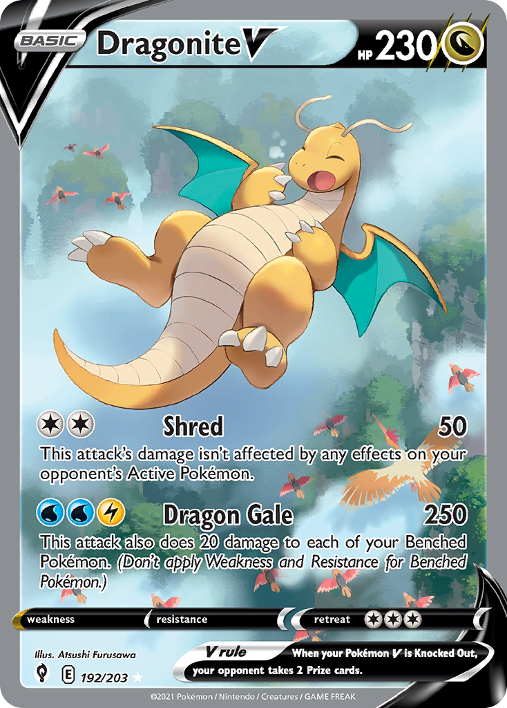 Evolving Skies Dragonite V #192/203