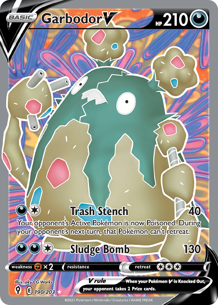 Evolving Skies Garbodor V #190/203