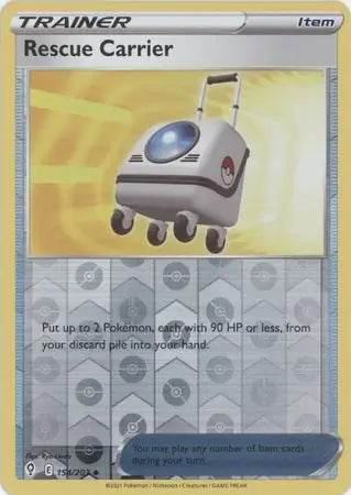 Evolving Skies Rescue Carrier #154/203 reverse holo