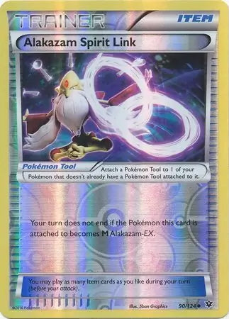 Fates Collide Alakazam Spirit Link #90/124 reverse holo