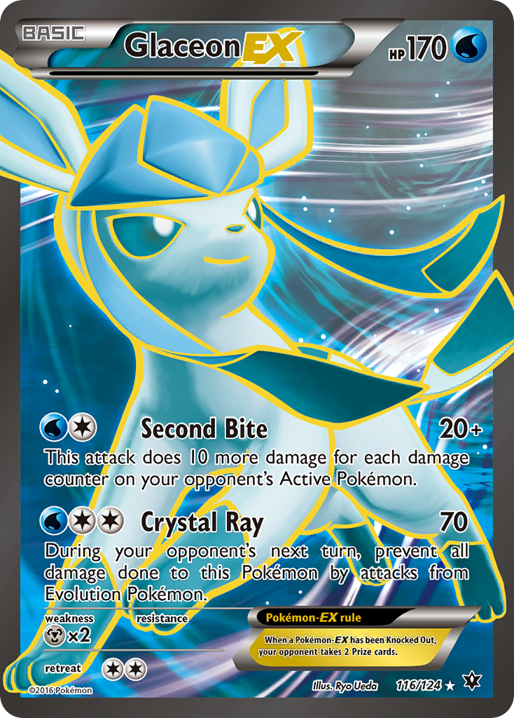Fates Collide Glaceon EX #116/124