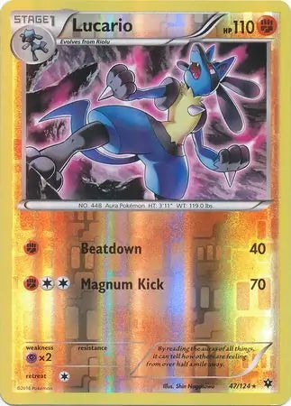 Fates Collide Lucario #47/124 reverse holo
