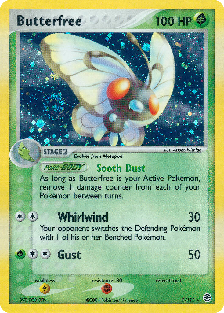 FireRed & LeafGreen Butterfree #2/112