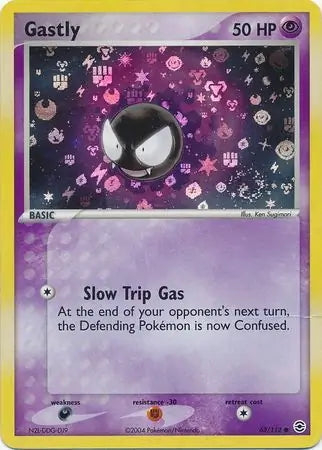 FireRed & LeafGreen Gastly #63/112 reverse holo