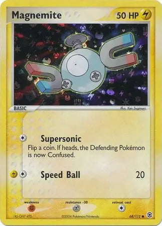 FireRed & LeafGreen Magnemite #68/112 reverse holo