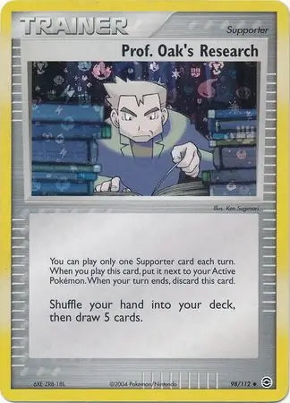 FireRed & LeafGreen Prof. Oak’s Research #98/112 reverse holo
