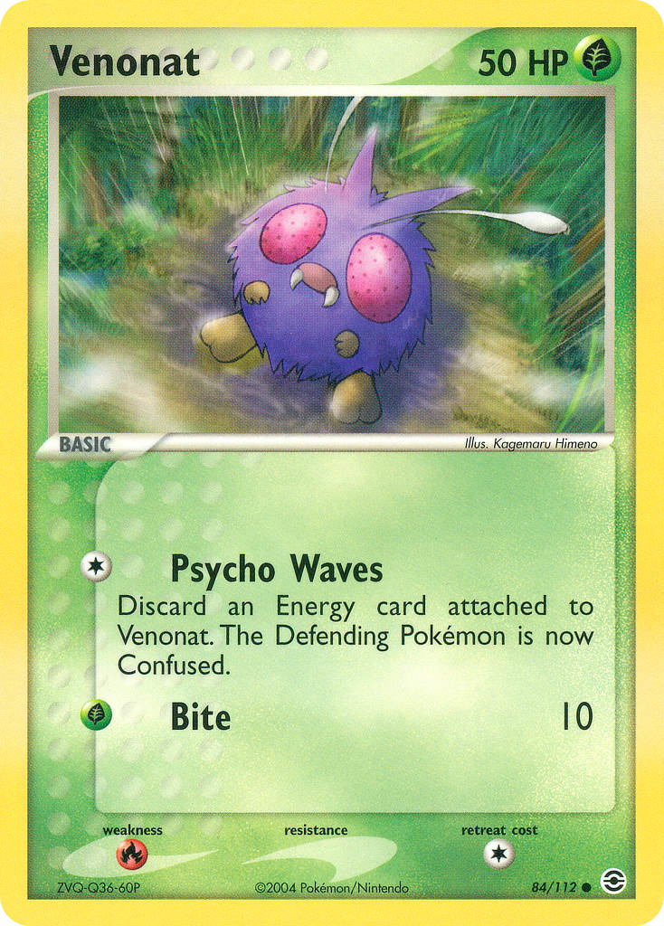FireRed & LeafGreen Venonat #84/112