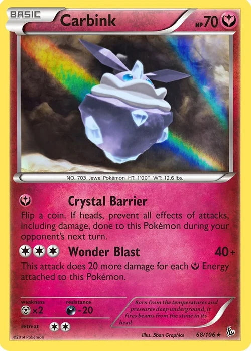 Flashfire Holo Carbink #68/106