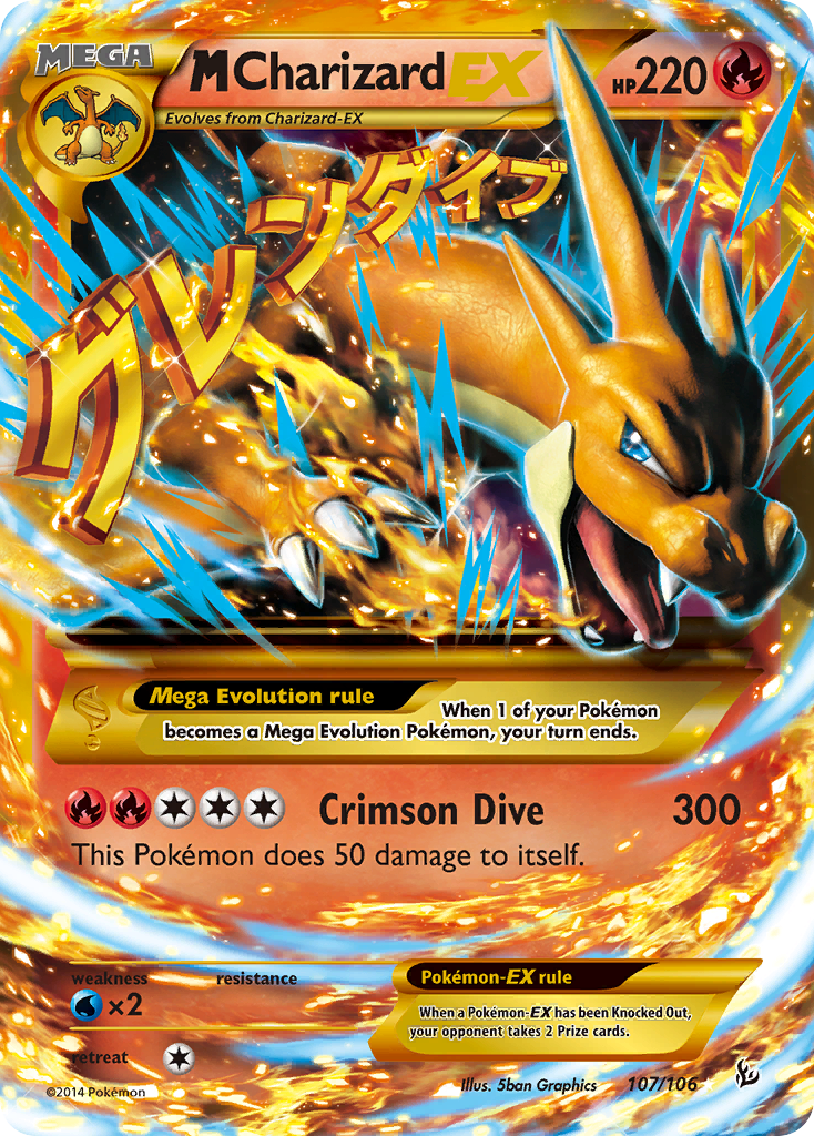 Flashfire M Charizard EX #107/106