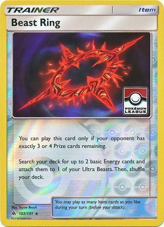 Forbidden Light Beast Ring #102 League Promo