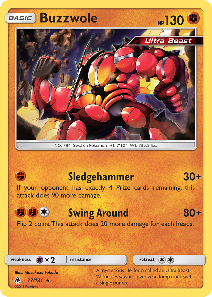Forbidden Light Buzzwole #77/131