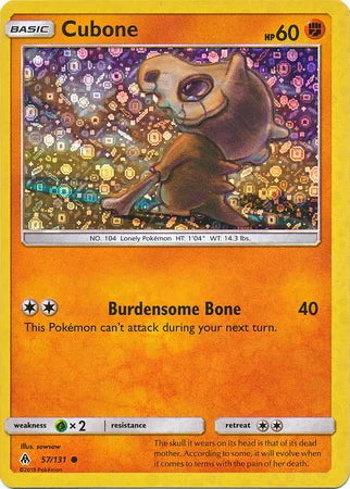 Forbidden Light Cubone #57 Cereal Promo