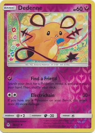 Forbidden Light Dedenne #88/131 reverse holo