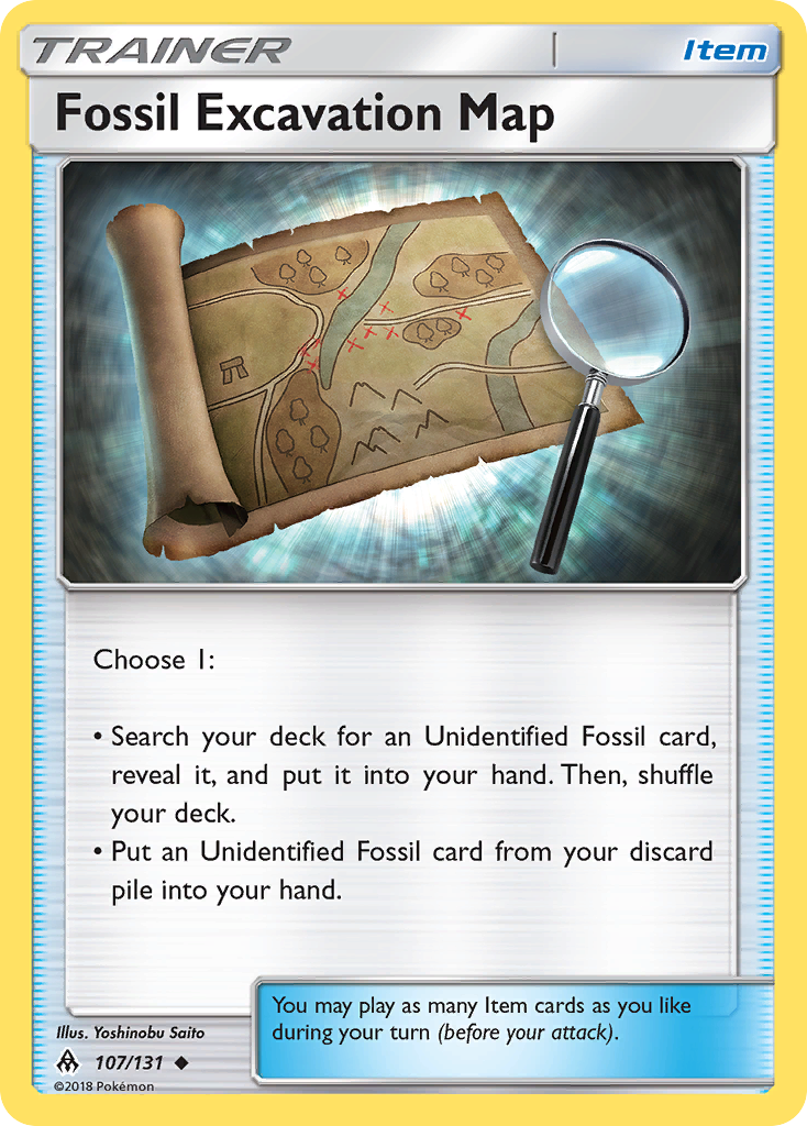 Forbidden Light Fossil Excavation Map #107/131