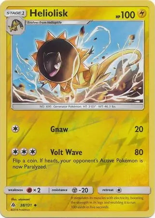 Forbidden Light Heliolisk #38/131 reverse holo