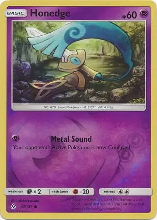 Forbidden Light Honedge #47/131 reverse holo