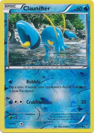 Furious Fists Clauncher #23/111 reverse holo