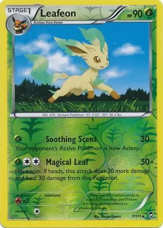 Furious Fists Leafeon #7/111 reverse holo