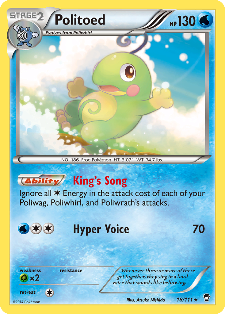 Furious Fists Politoed #18/111