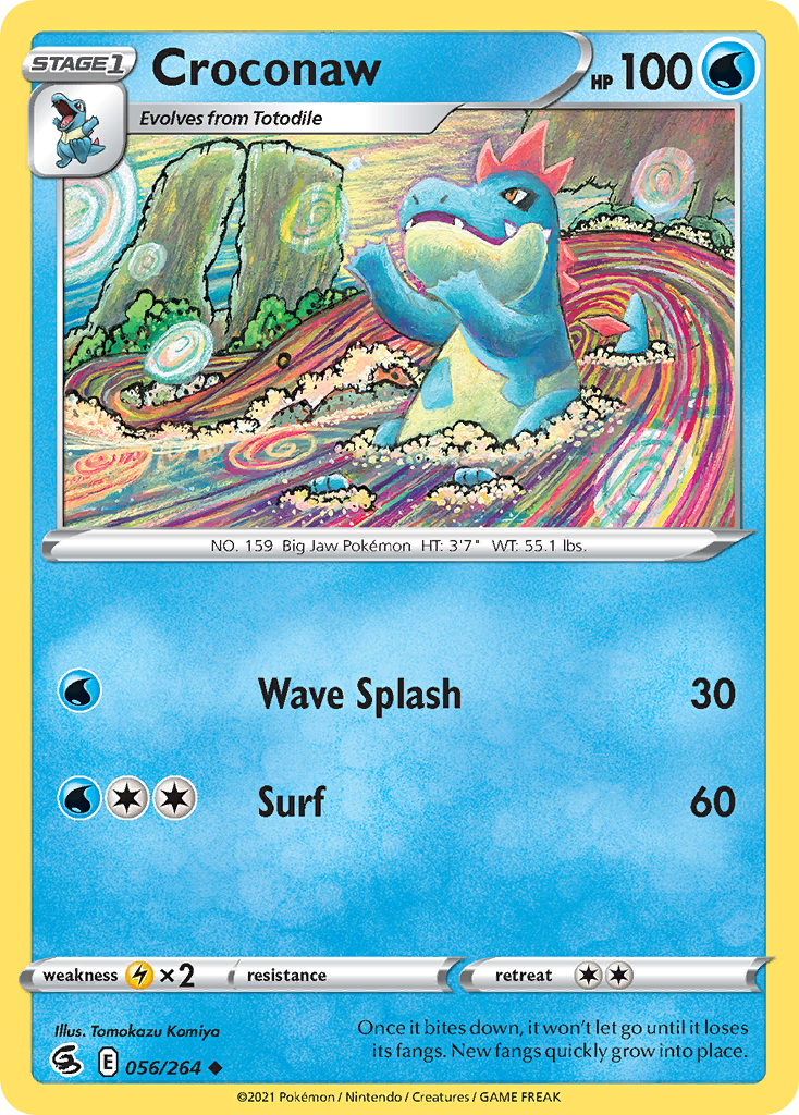 Fusion Strike Croconaw #56/264